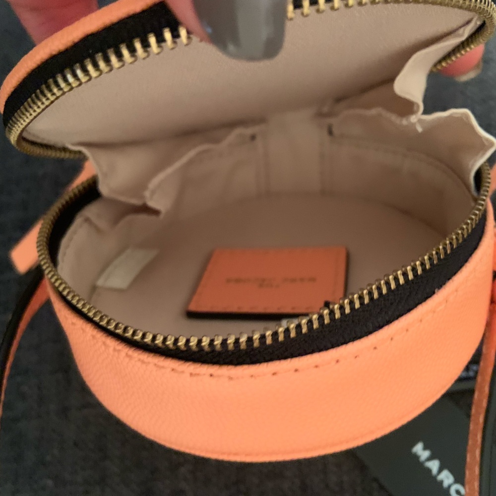 MARC JACOBS MINI ROUND BAG ORANGE CHIFFON - Picture 5 of 5